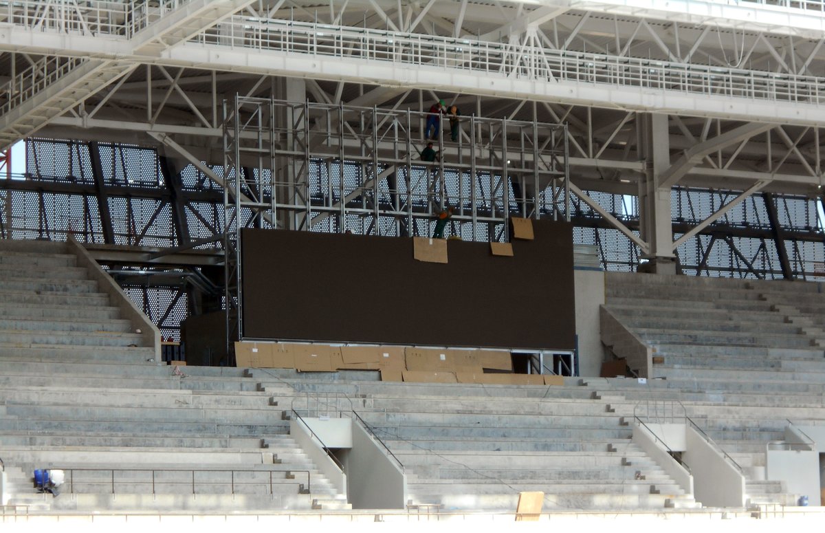 Construction of new stadium for Fifa-2018 in Kaliningrad