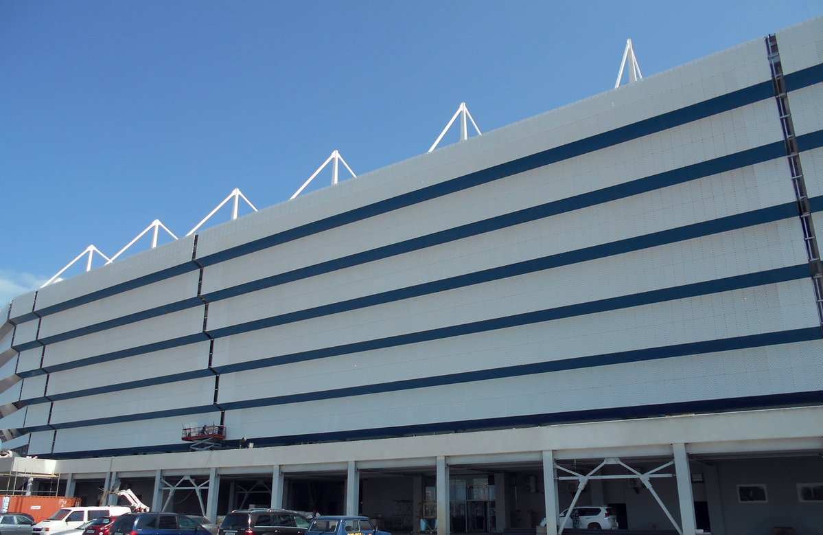 Construction of new stadium for Fifa-2018 in Kaliningrad
